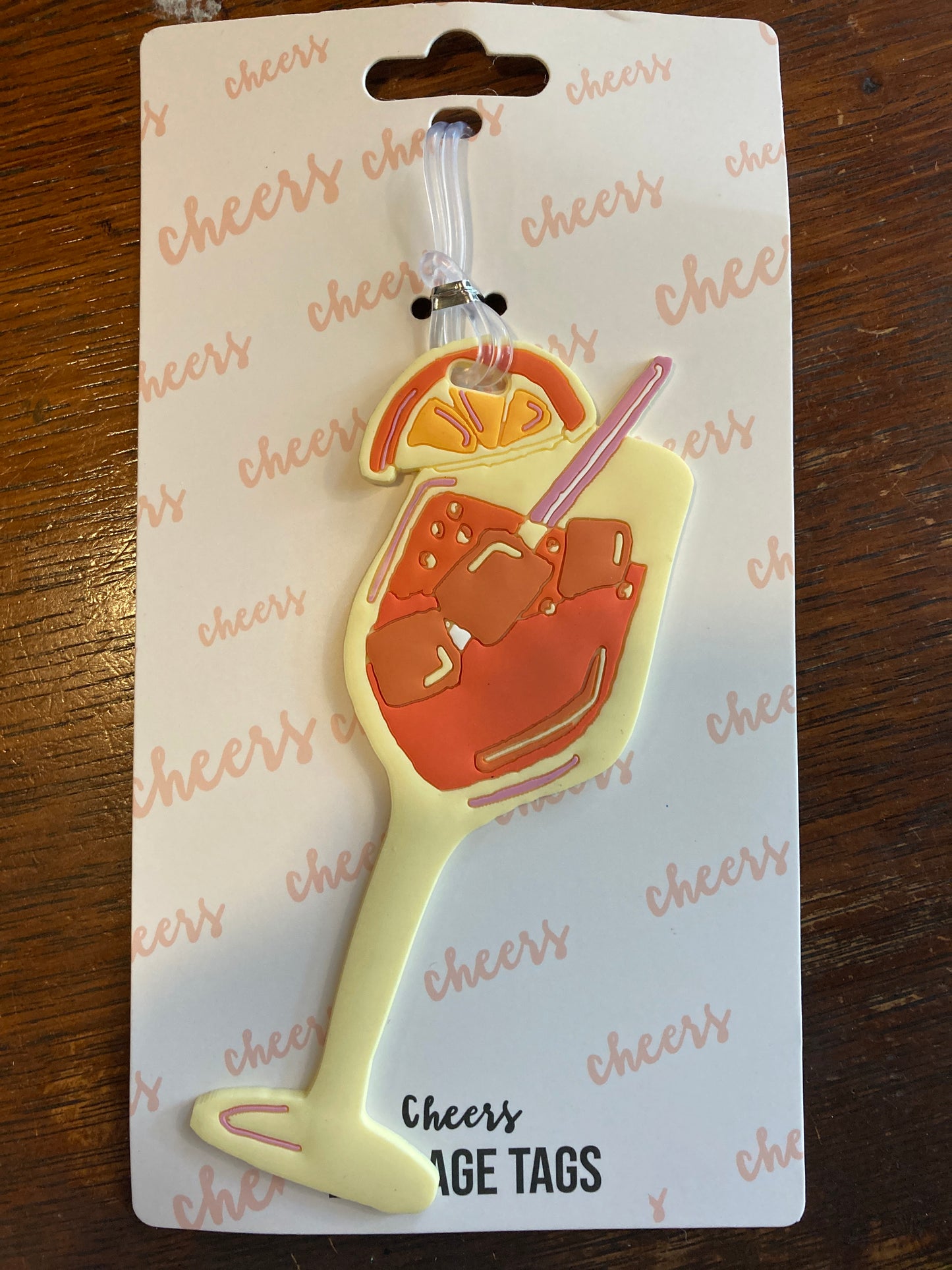 Hang Accessories - Aperol Spritz Silicone Luggage Tag