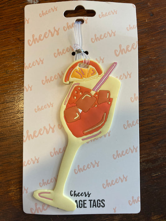 Hang Accessories - Aperol Spritz Silicone Luggage Tag