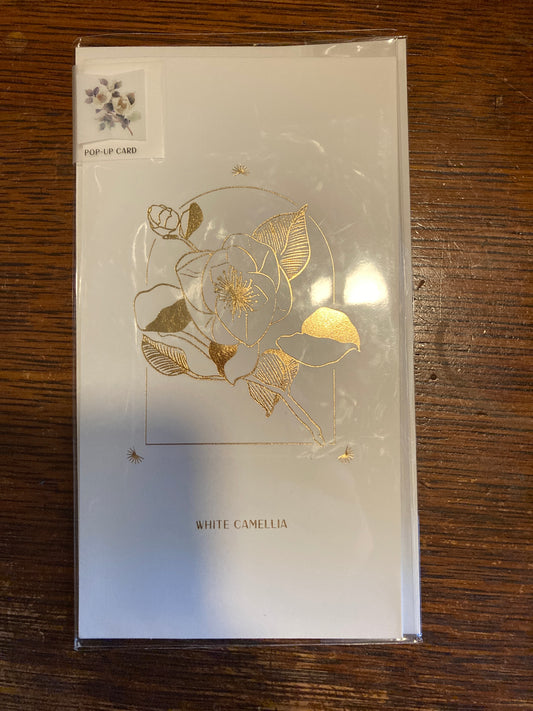 Camellia Pop-Up Card