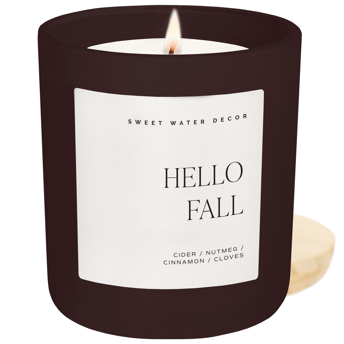 Hello Fall 15 oz Soy Candle, Matte Jar - Fall Decor