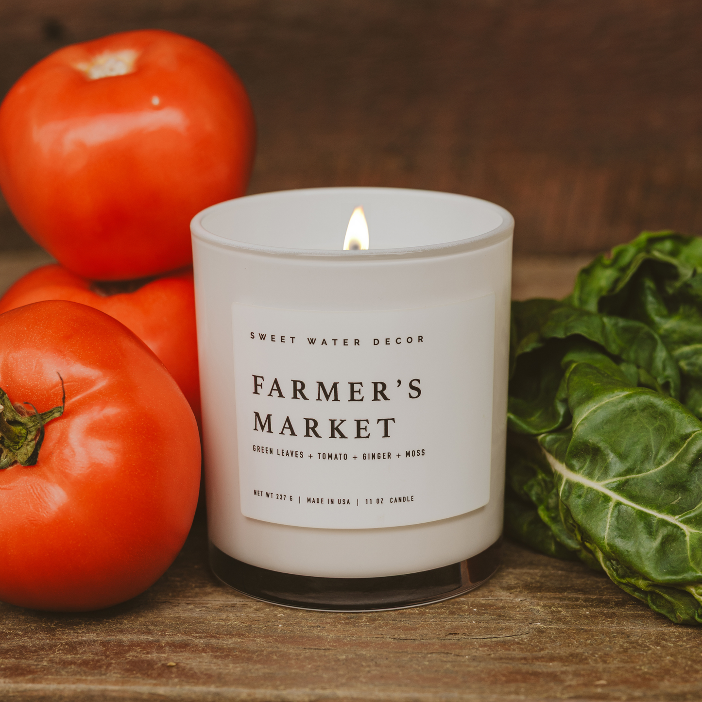 Sweet Water Decor - Farmer's Market 11 oz Soy Candle - Home Decor & Gifts