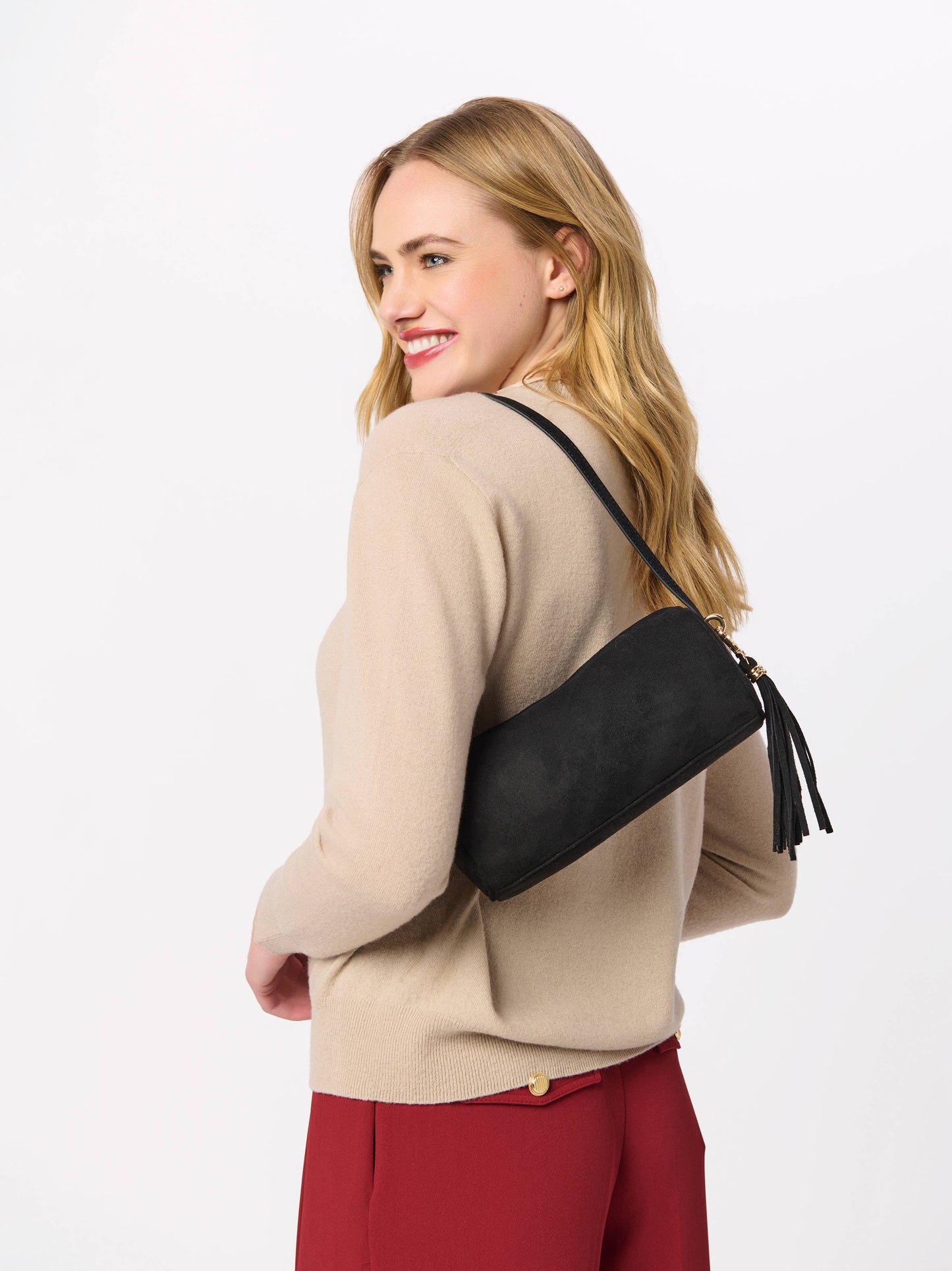 KYLIE BARREL SHOULDER BAG