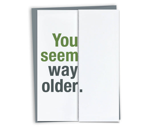 FINCH and HARE - Way Older Fold-out Card
