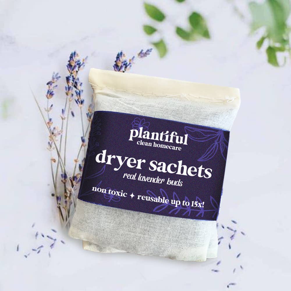 Plantiful Clean - Lavender Dryer Sachets (2/pack)