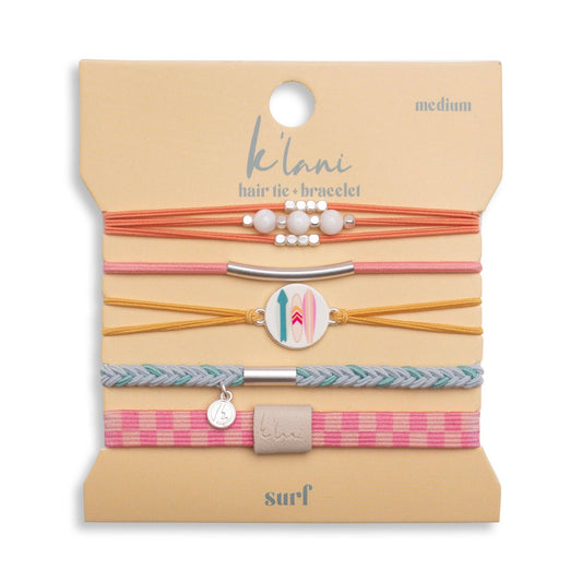 K’lani Hair Tie Bracelets Surf