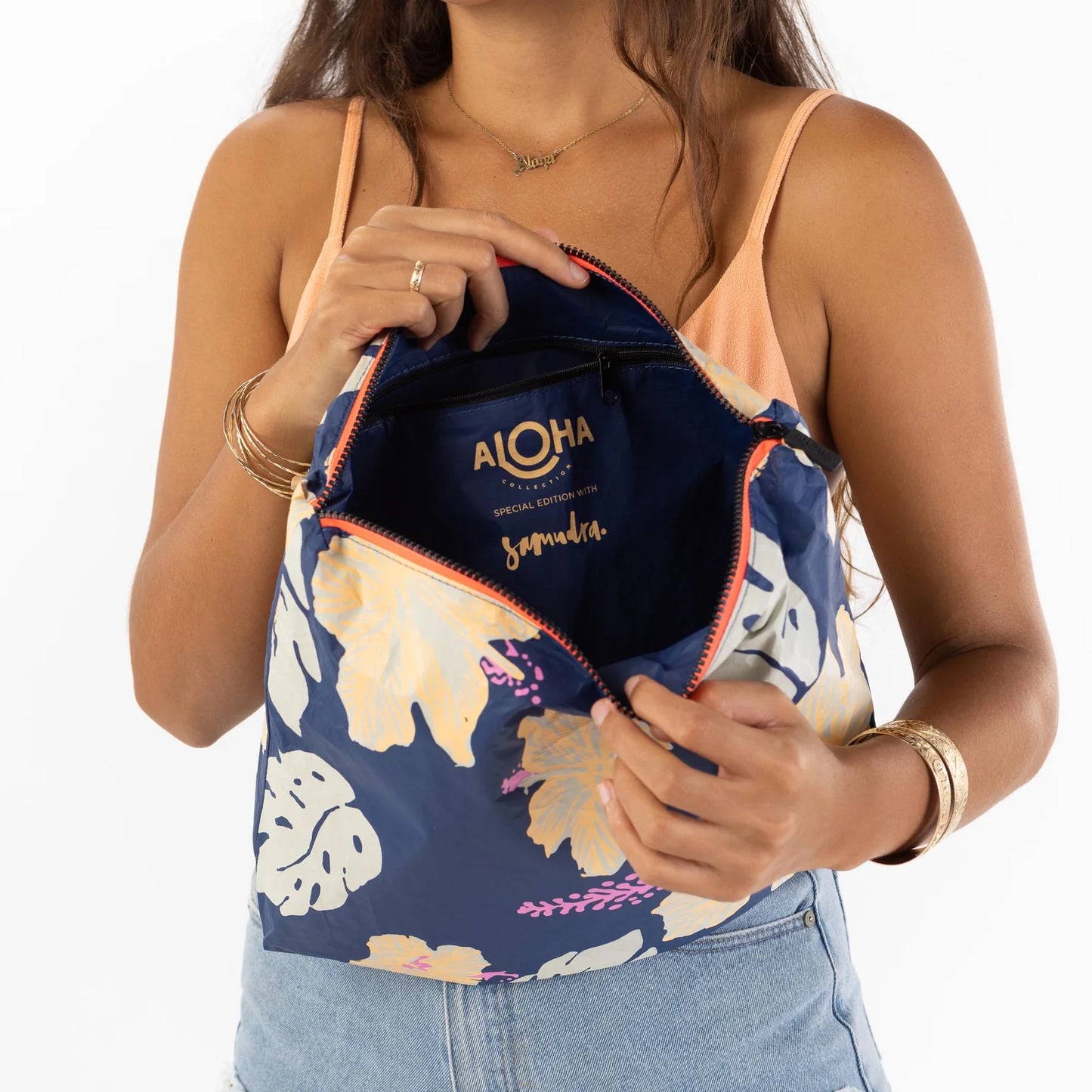 MAX Pouch Pape'ete Neon Moon/ Navy