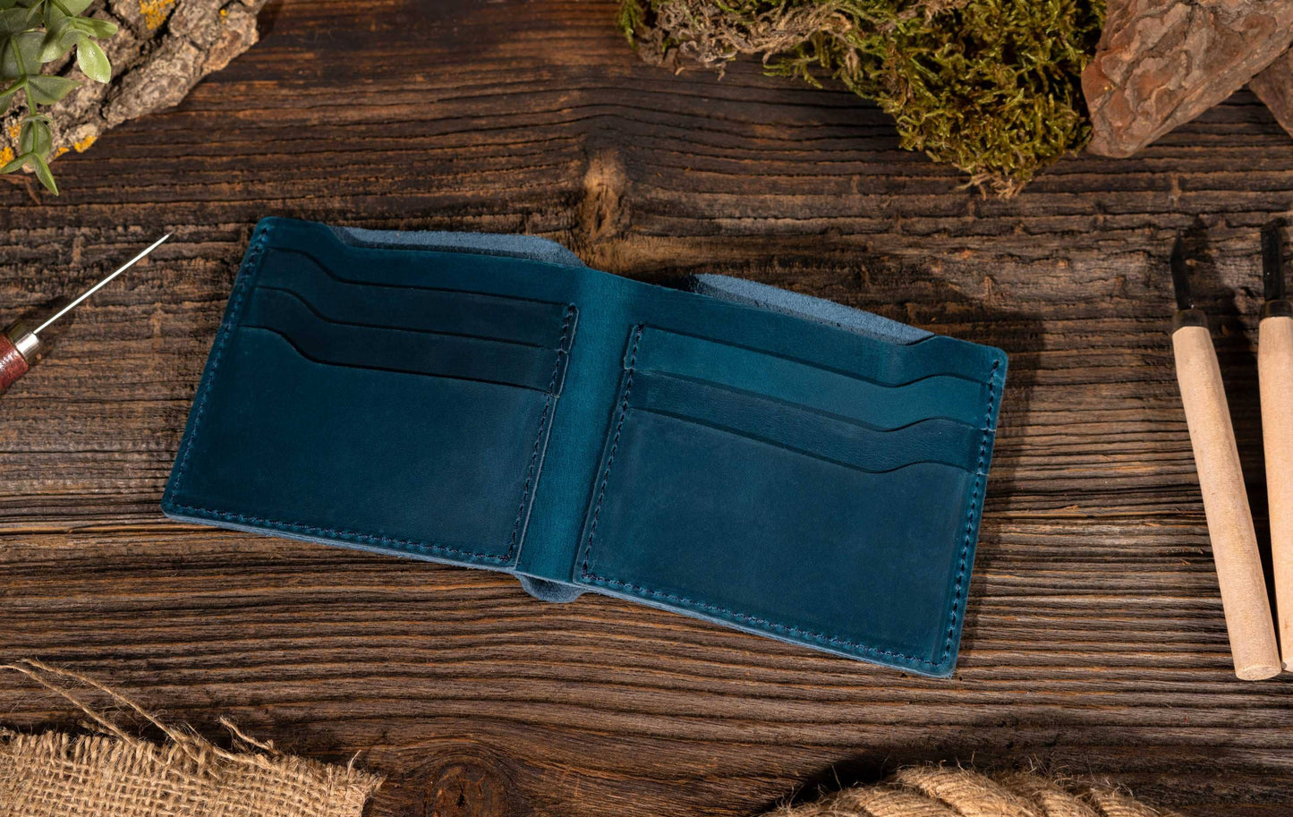 Leathe Bifold Wallet | Handmade