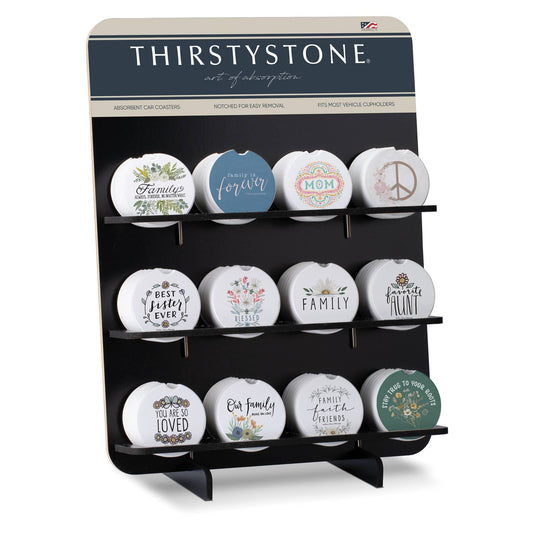Tabletop Bulk Car Coaster Wooden Display