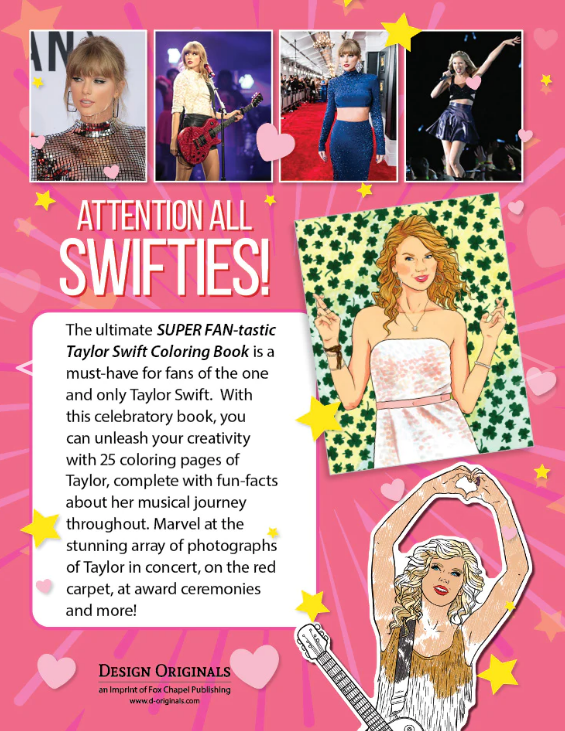 Wellspring - Taylor Swift Coloring & Activity Book