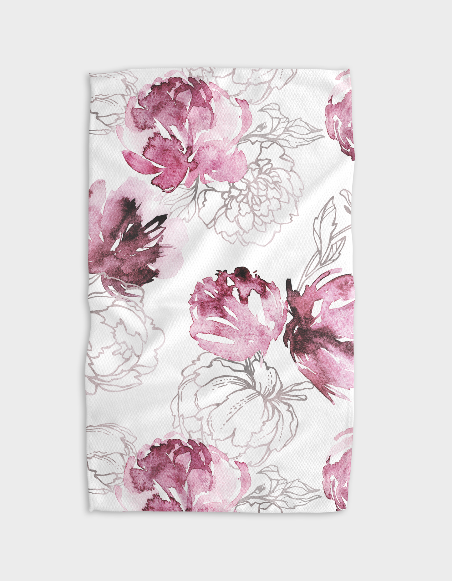 Geometry - Pretty In Pink Kitchen Tea Towel