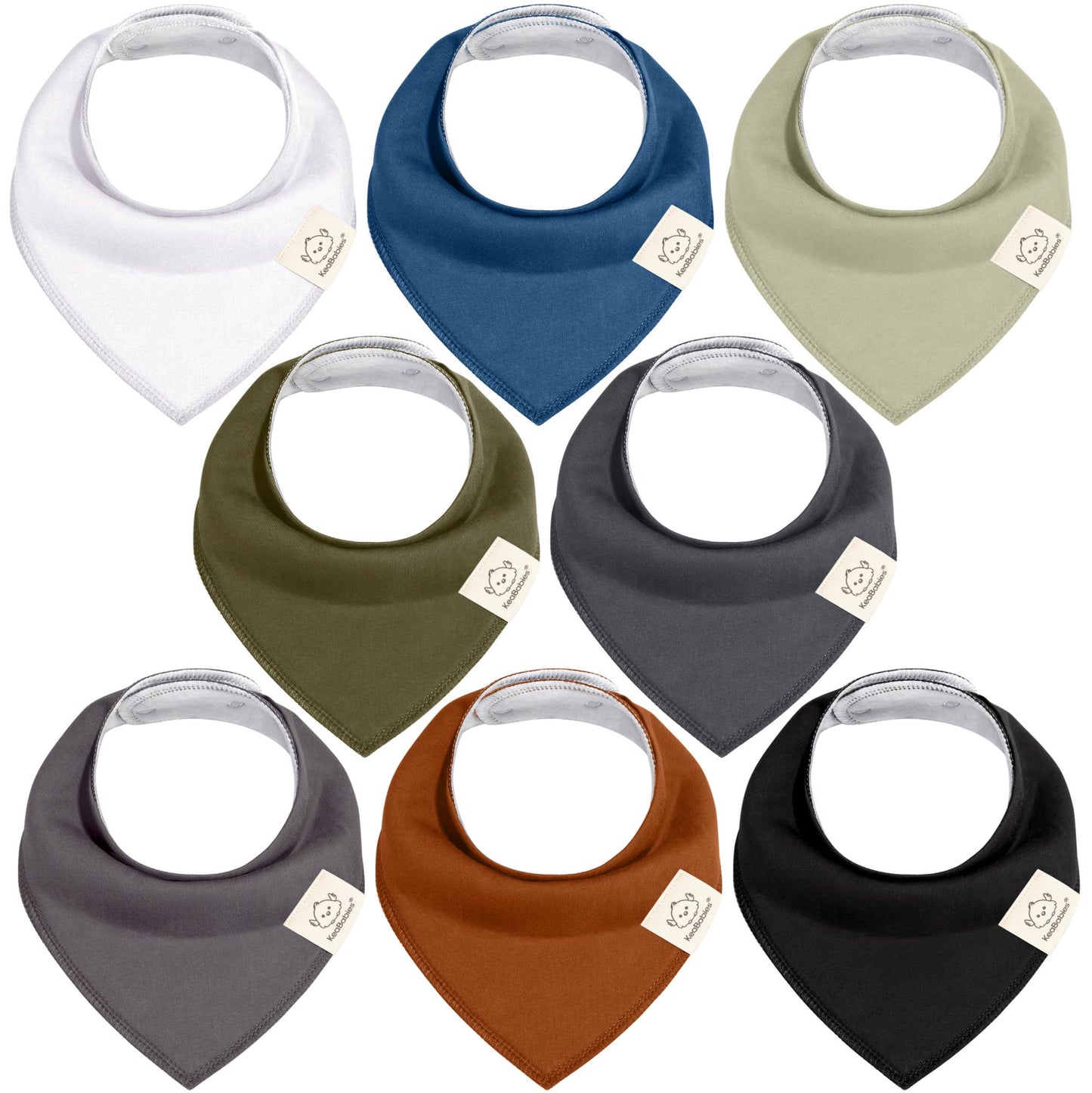 Baby Bandana Drool Bibs | Asstd.