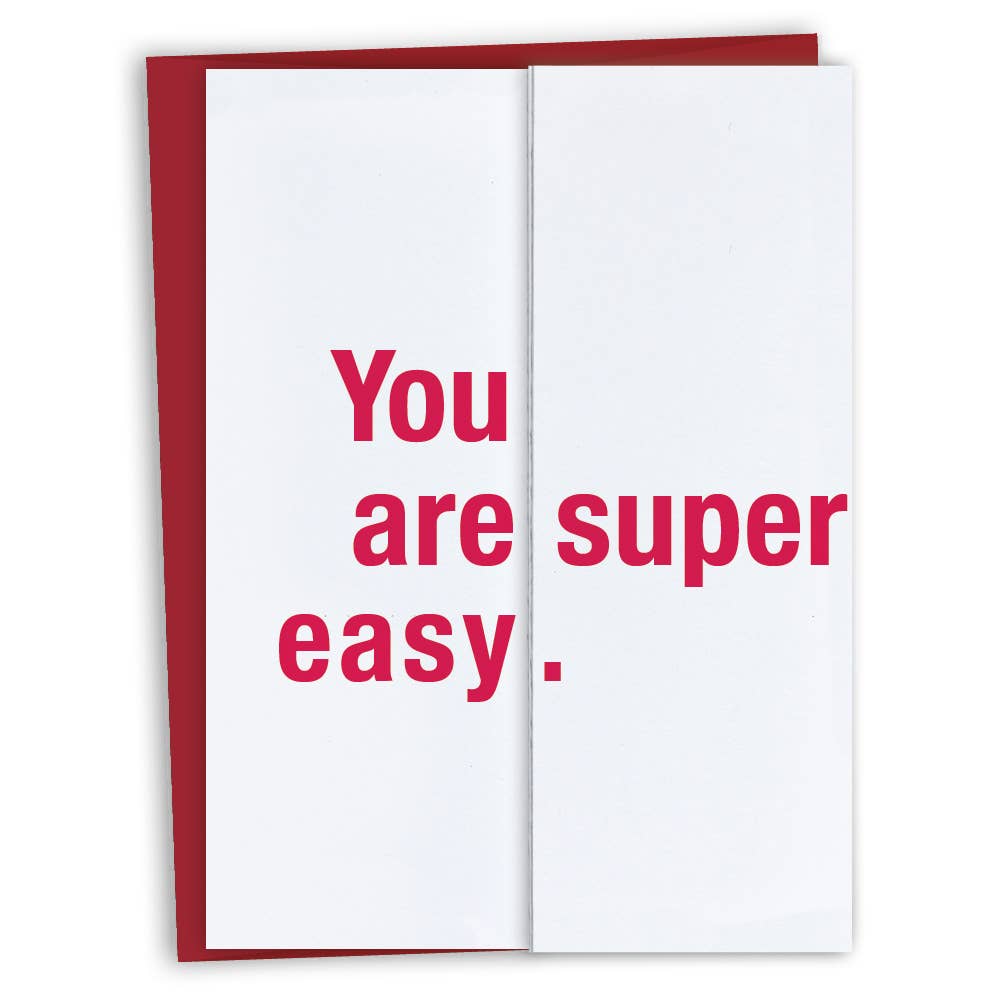 Super Easy Funny Love Card for Valentine's & Galentine's