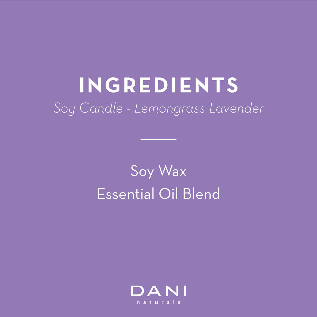 2oz Lemongrass Lavender Travel Candle Tin