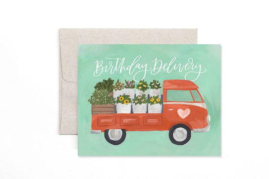 1canoe2 | One Canoe Two Paper Co. - Flower Truck Birthday Greeting Card