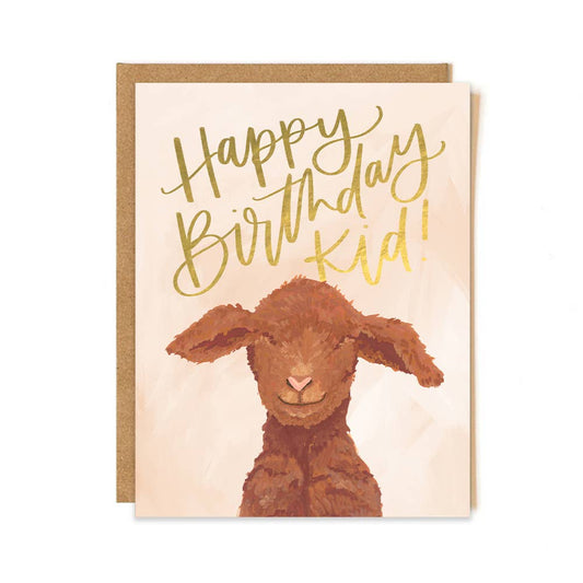 1canoe2 | One Canoe Two Paper Co. - Happy Birthday Goat Kid Greeting Card
