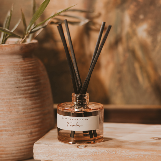 Sweet Water Decor - *NEW* Farmhouse Reed Diffuser - Fall Decor & Gifts