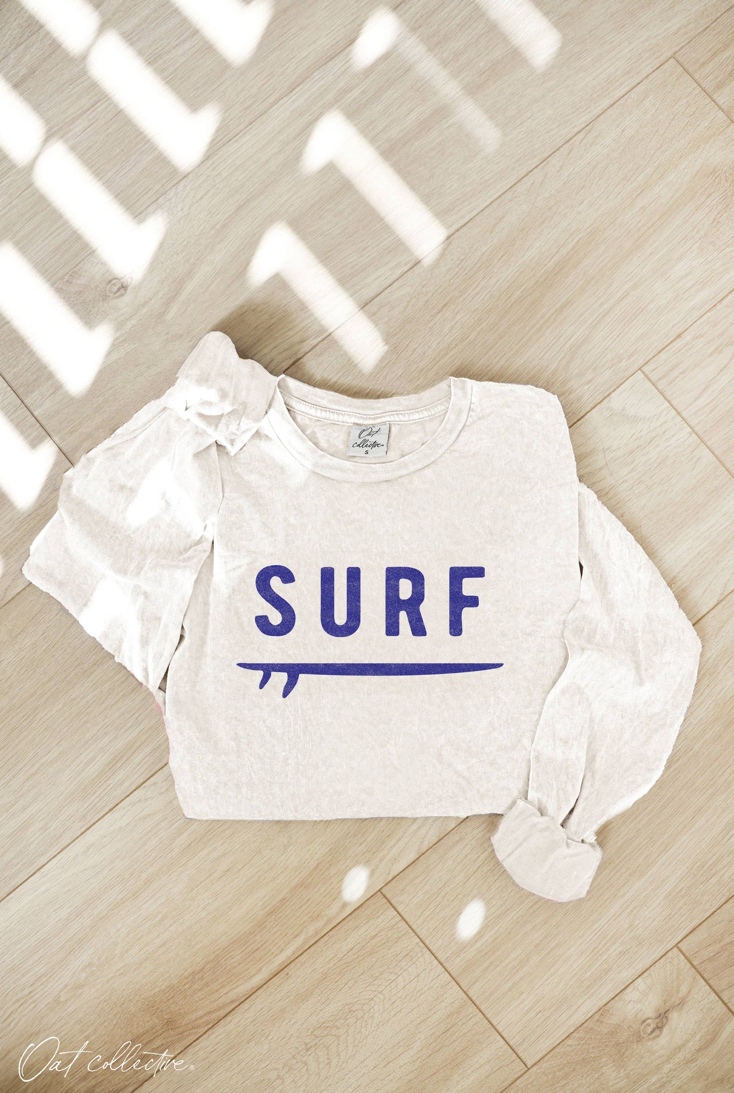 SURF Mineral Washed Long Sleeve Graphic