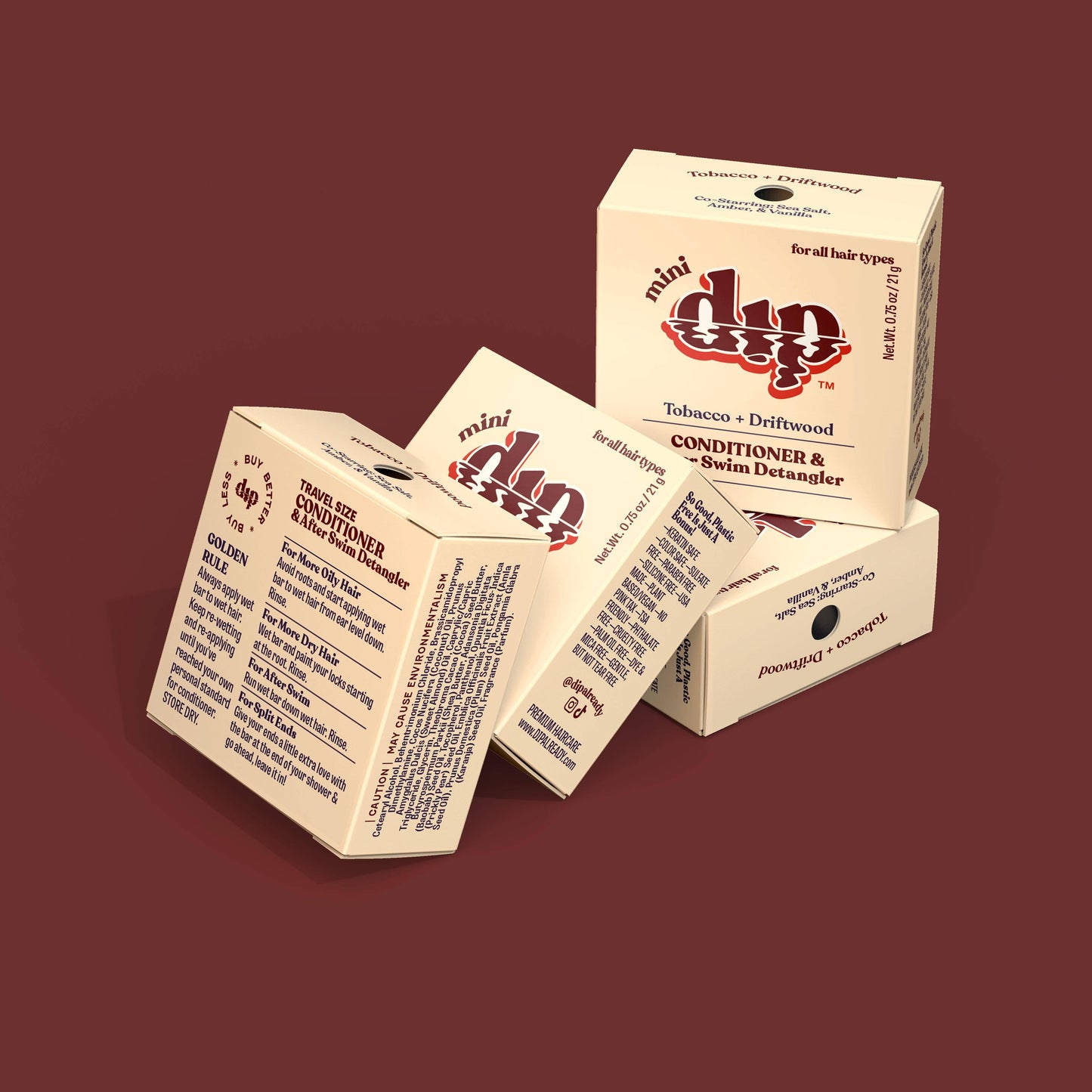 Dip - Mini Dip Conditioner & After Swim Detangler - Tobacco & Drif