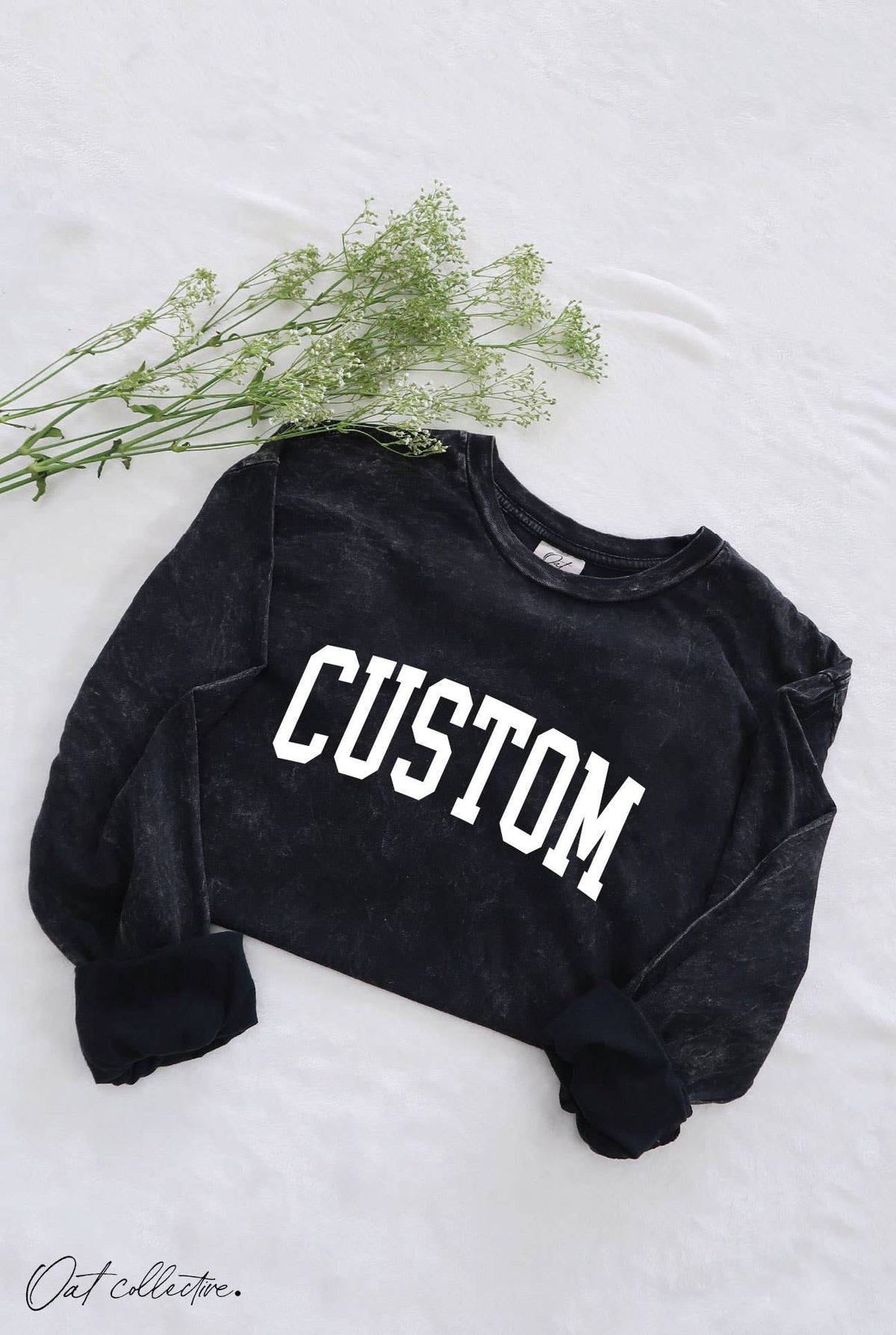 Benicia Mineral Washed Long Sleeve Graphic