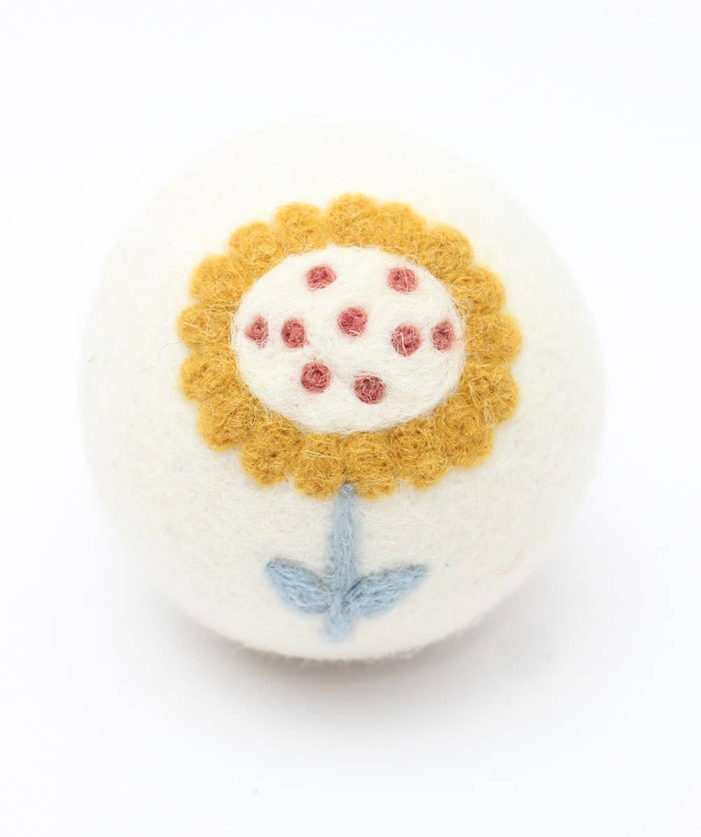 Ethical Global - Flowers - Eco Wool Dryer Balls Fair-Trade