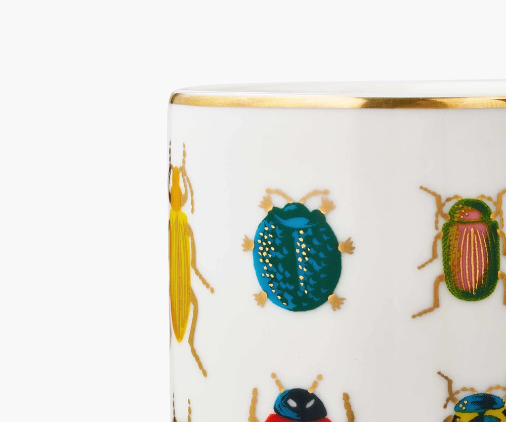 Beetles and Bugs Porcelain Vase