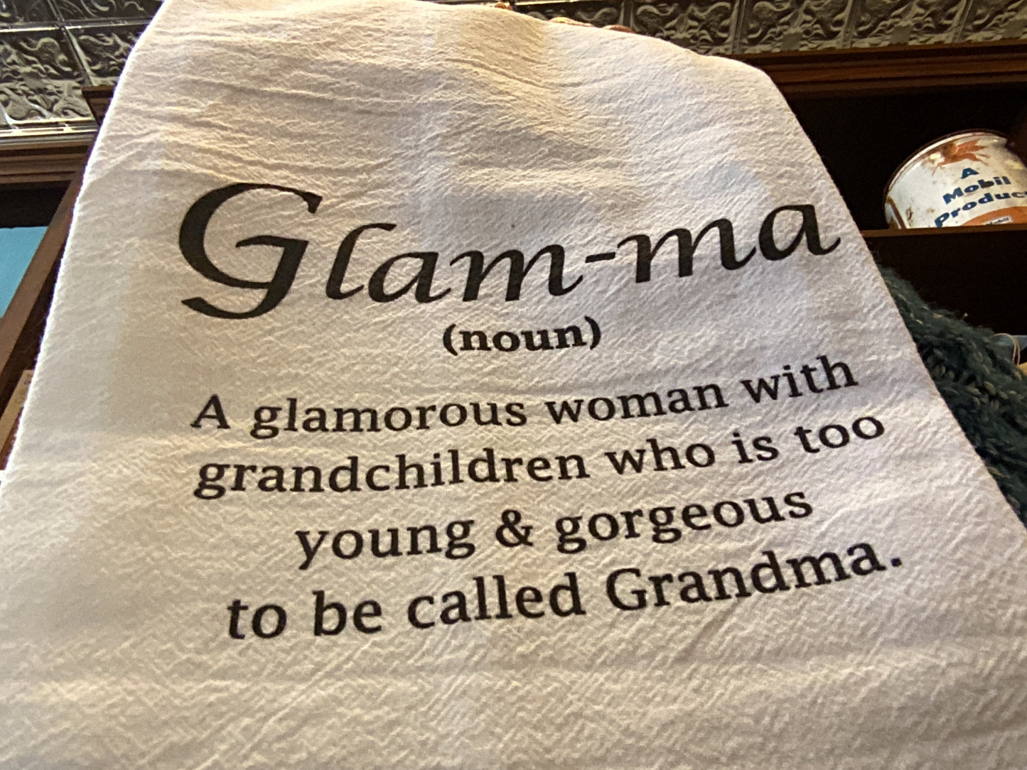 Glamma Tea Towel