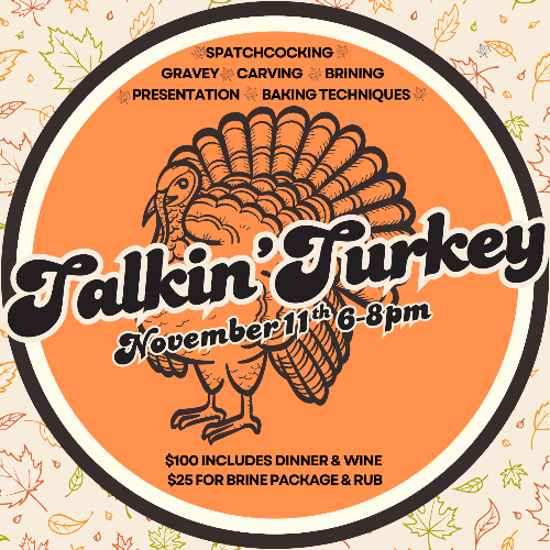 Talkin' Turkey  Workshop Registration  November 11th, 2025