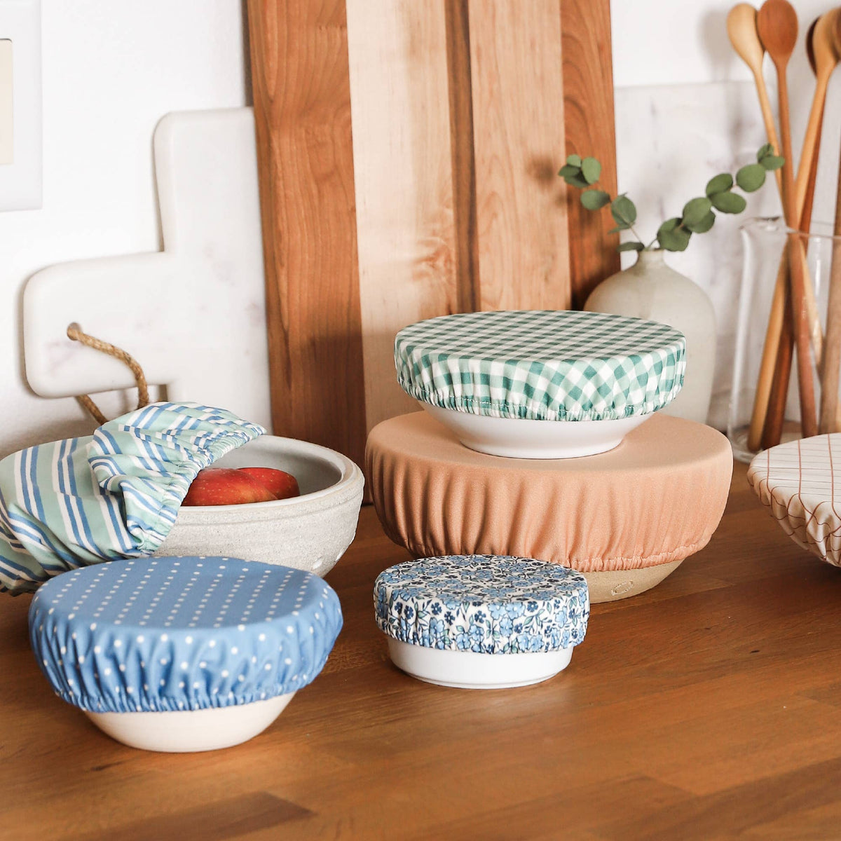 Sustainable Bowl Caps for Food Storage