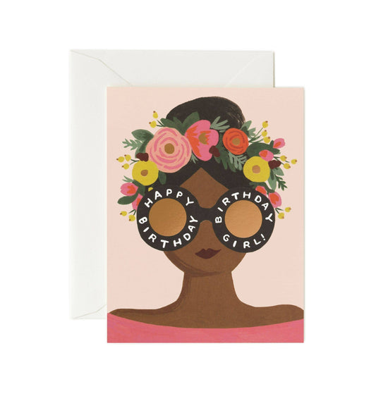 Rifle Paper Co. - Flower Crown Birthday Girl Card