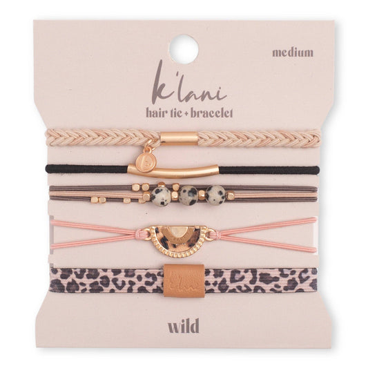 K'Lani hair tie bracelets - Wild