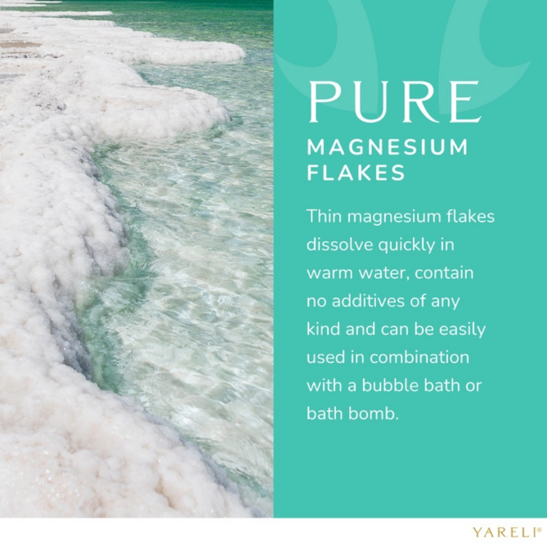 Bath Flakes | Unscented Dead Sea Magnesium Gentle Muscle Relief