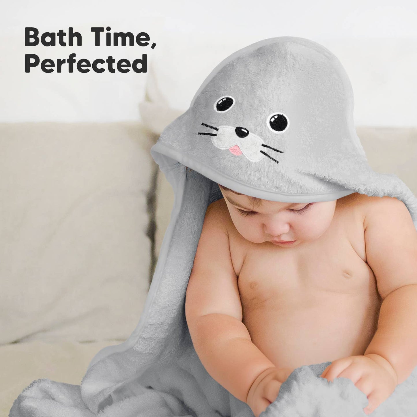 Cuddly Sea Baby Hooded Towel