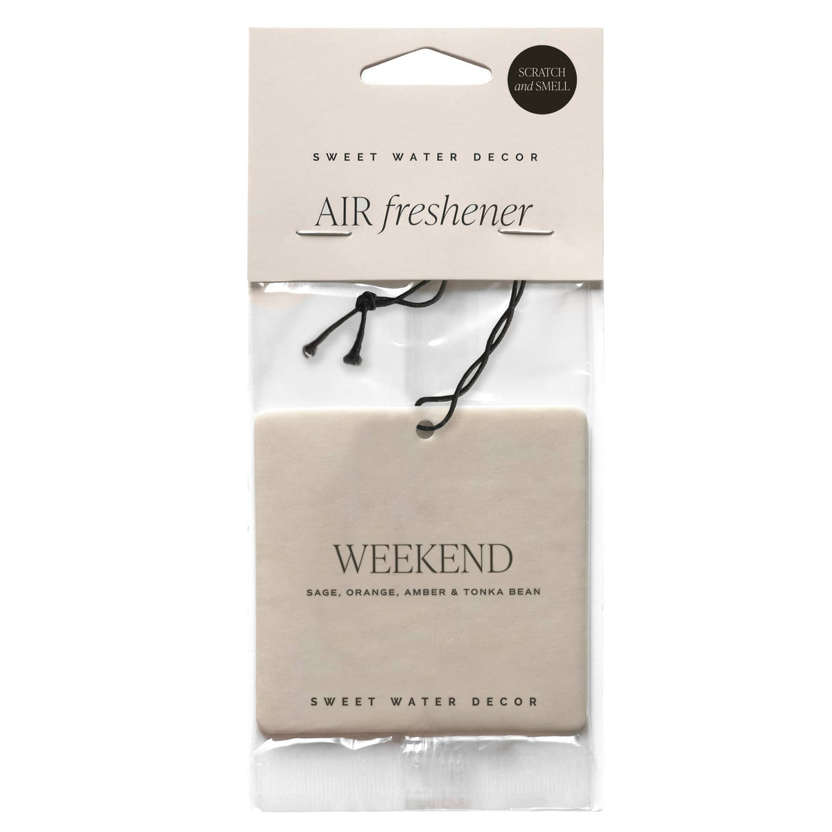 Weekend Sweet Water Decor | Hanging Air Freshener