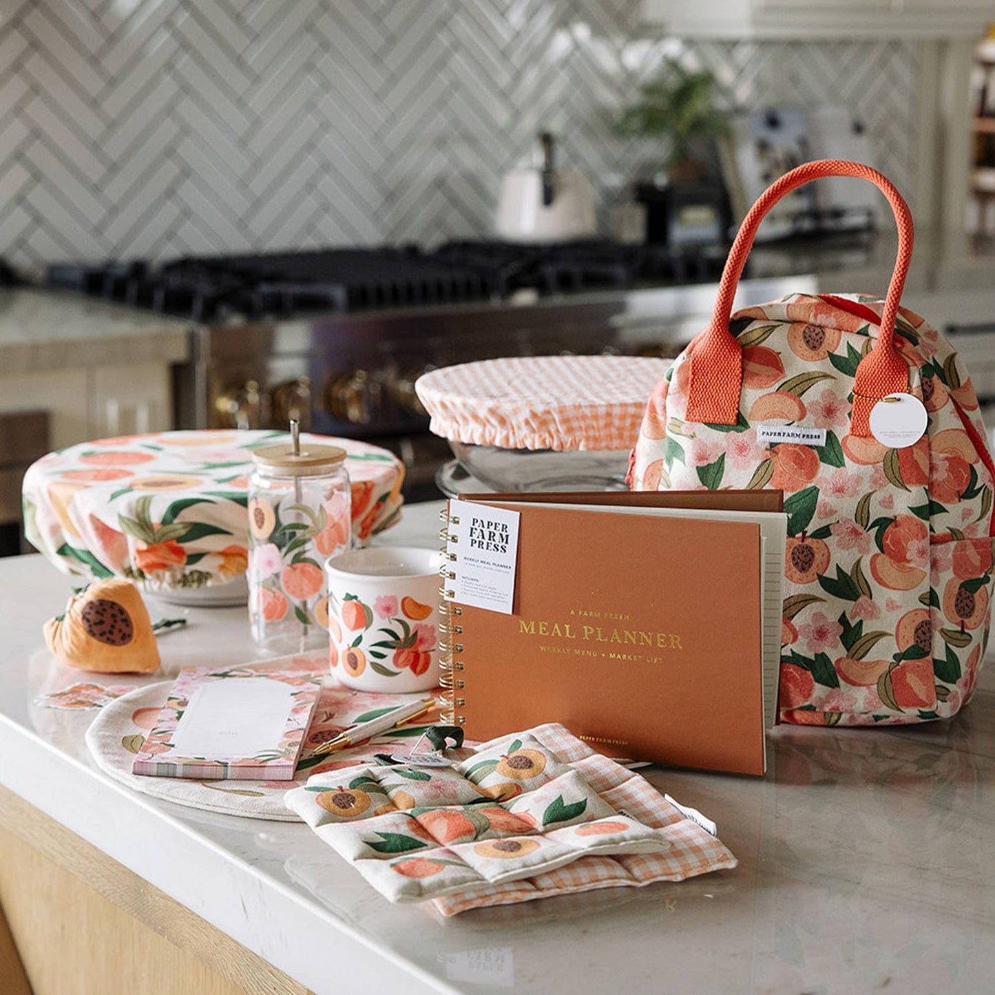 Peach Blossom Bowl Covers