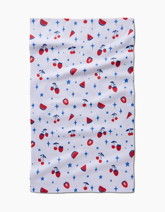 Geometry - Fruit Sparkle Toss Tea Towel
