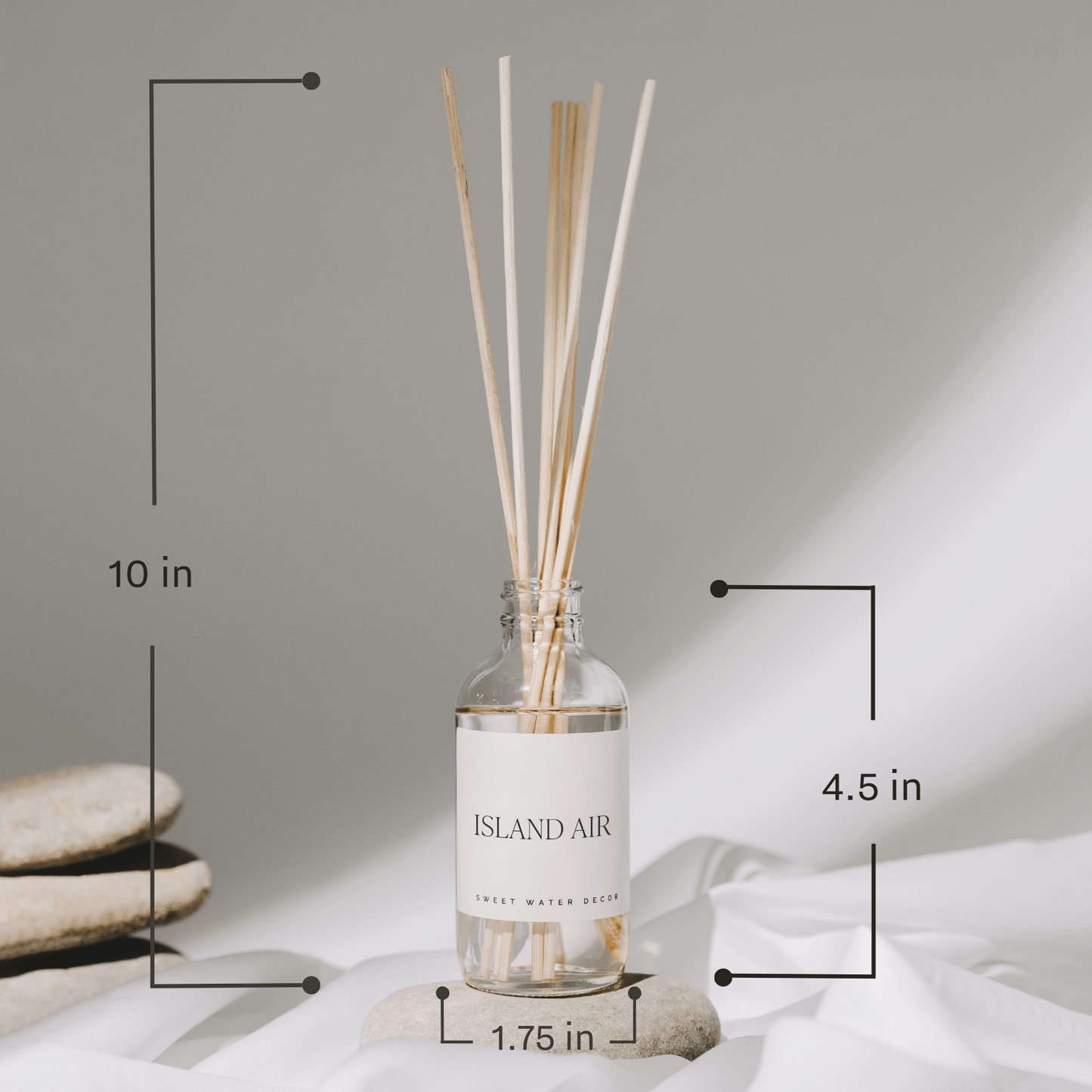Sweet Water Decor - Coastal Lemon Reed Diffuser - Gifts & Home Decor