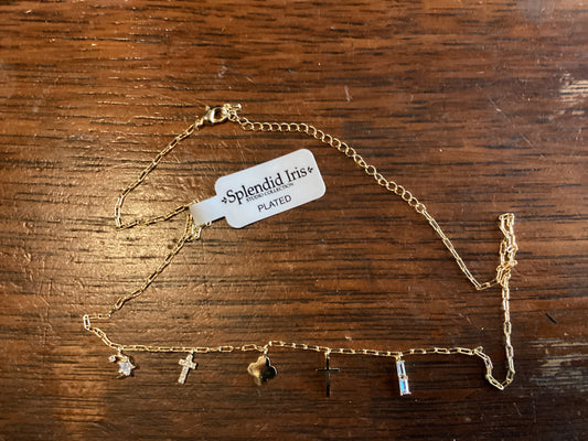 Faith Cross and Charms Necklace