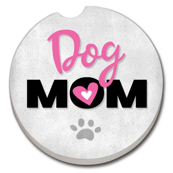 Dog Mom Bulk Absorbent Stone Car Coaster-NO PACKAGING