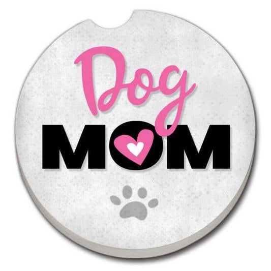 Dog Mom Bulk Absorbent Stone Car Coaster-NO PACKAGING