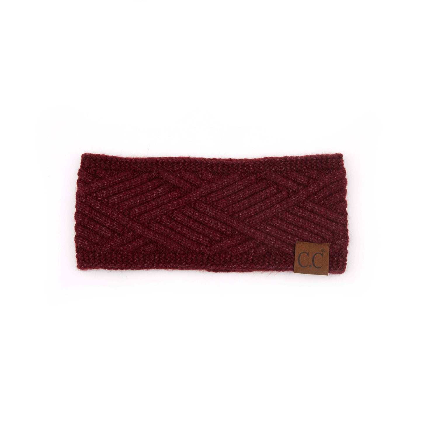 C.C Diagonal Stripe Crisscross Pattern Headwrap