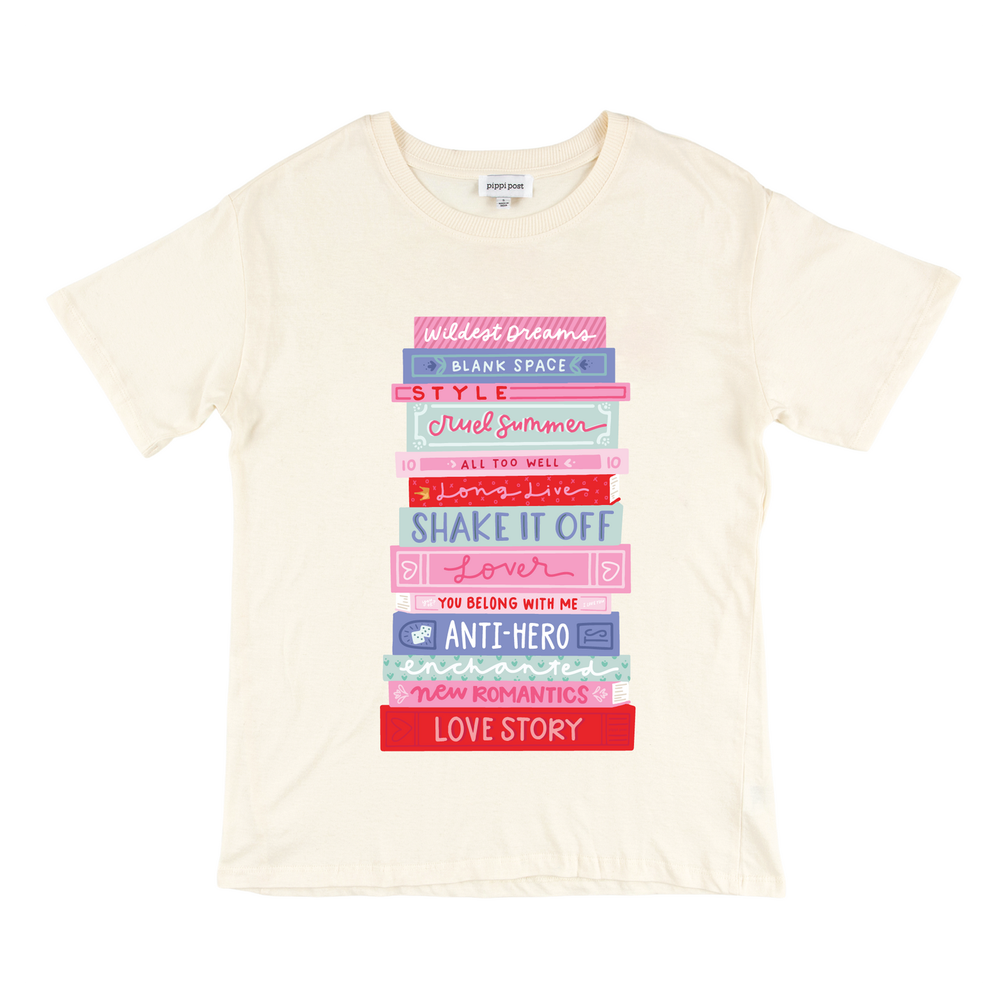 Pippi Post - Eras Book Tour - Pippi Tee - Ivory