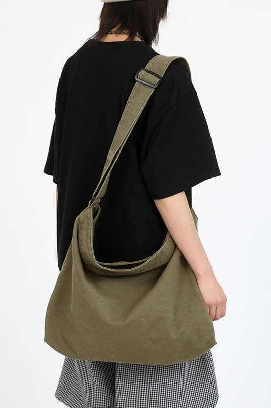 Crossbody Canvas Big Shoulder Bag_CWAB0420