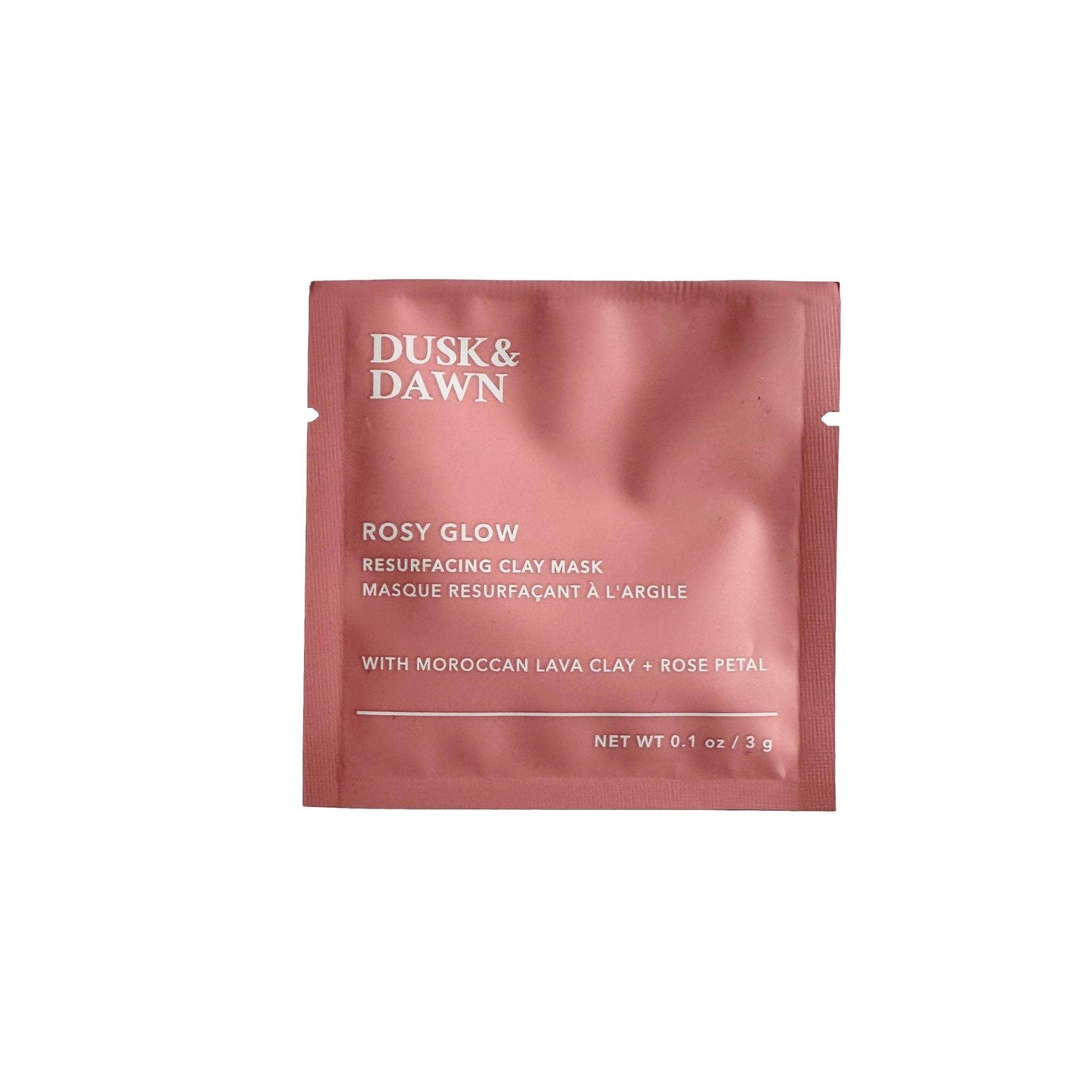 Dusk & Dawn - Rosy Glow Resurfacing Clay Mask Pouch