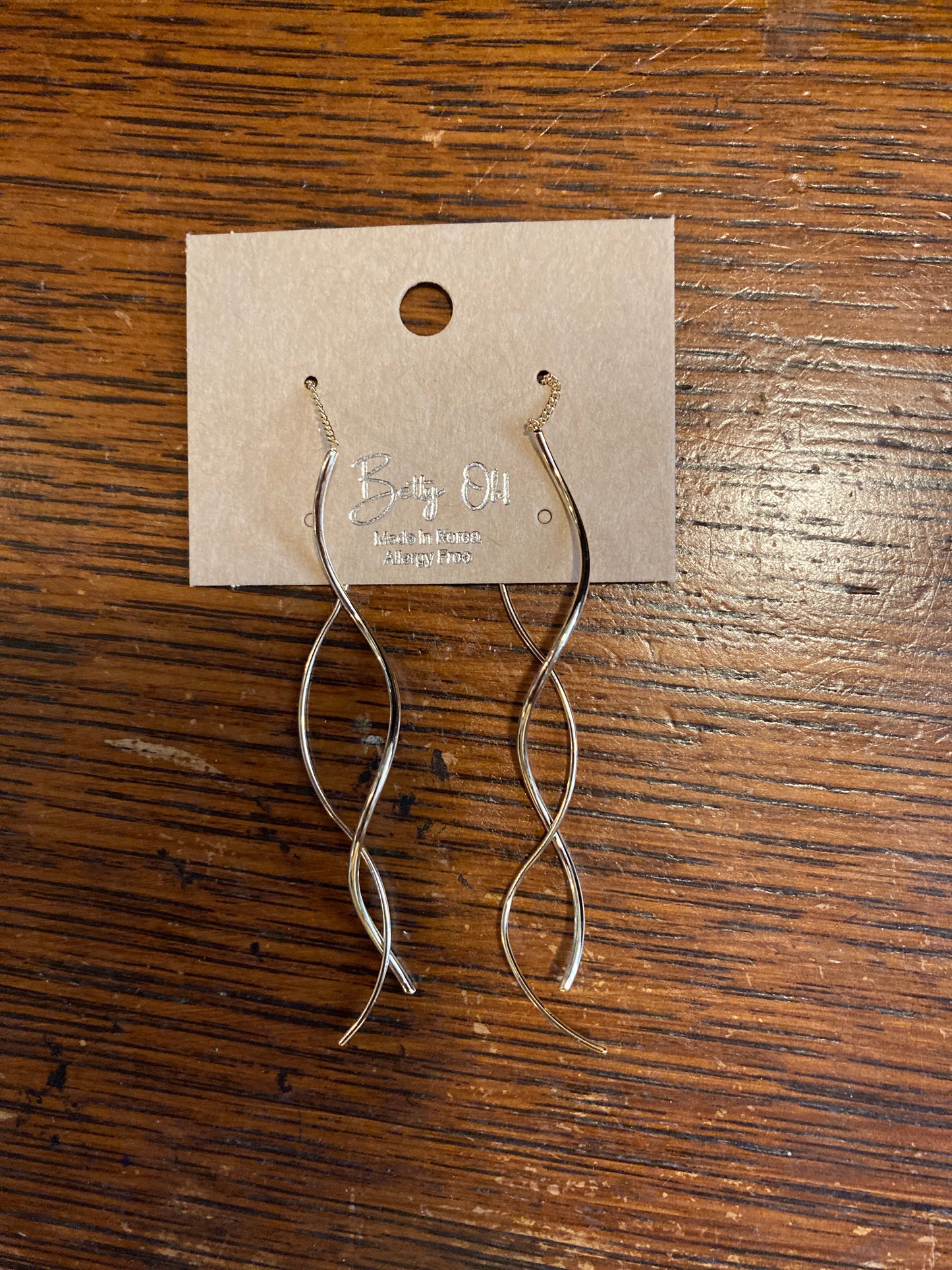 Gold Swirl Earring | Allergy Free