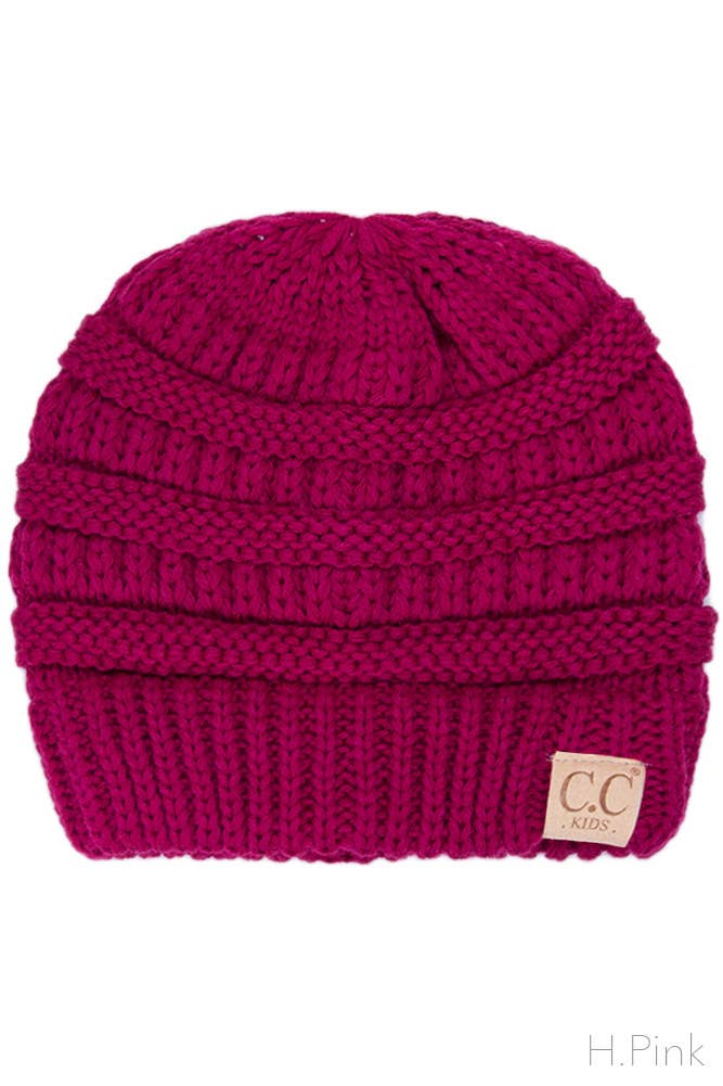 C.C Children Solid Beanie: Violet