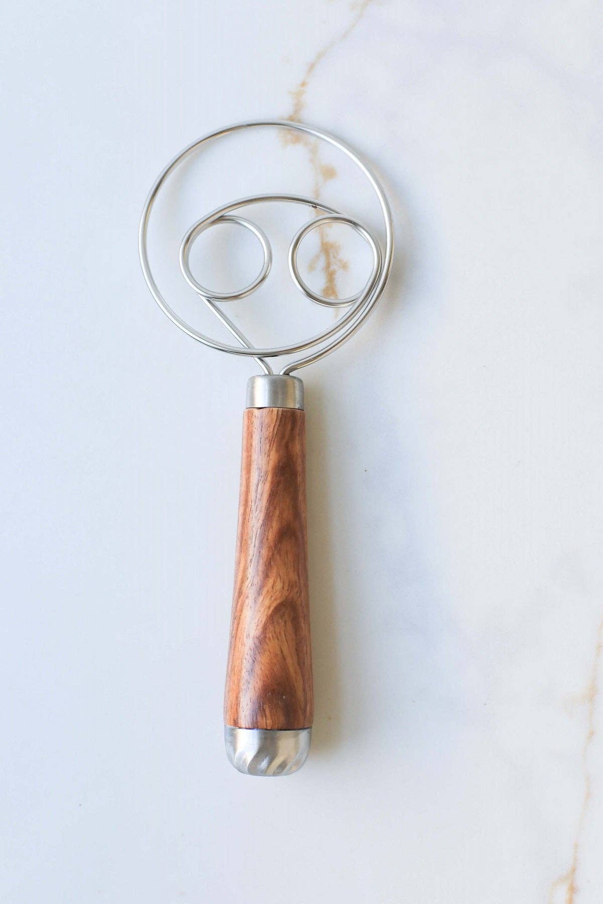 Rosewood Wooden Handle Danish Dough Whisk
