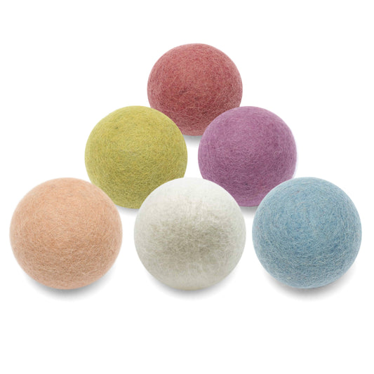 Ethical Global - Solid Colors - Eco Wool Dryer Balls Fair-Trade