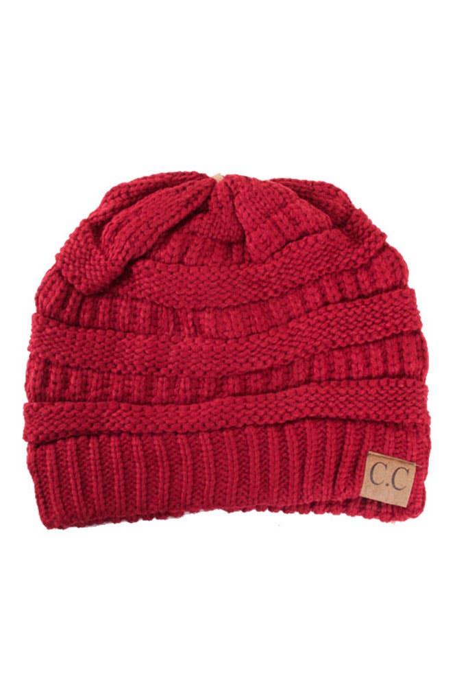 Hana - C.C Best Selling Cable Knit Classic Beanie Winter Hat