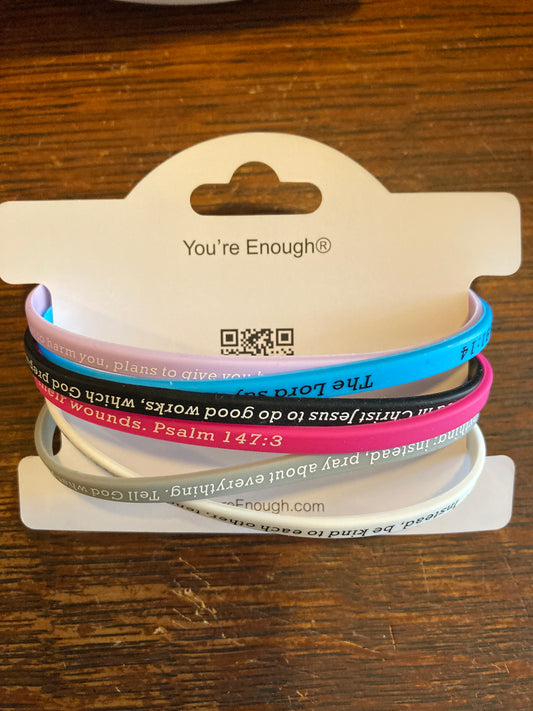 You’re Enough Scripture Bracelets