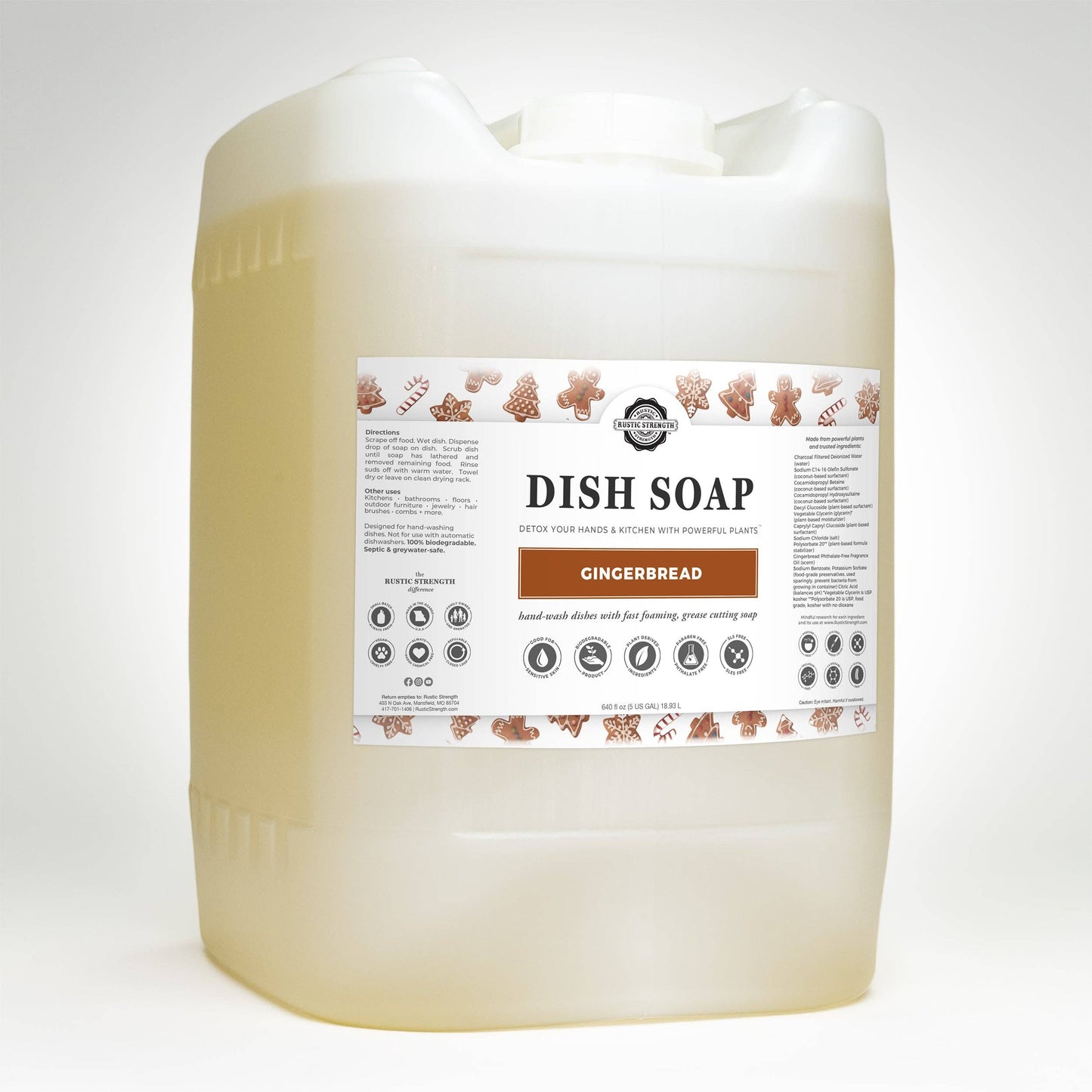 Rustic Strength - Dish Soap - Winter Scents